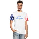 Adult Stars & Stripes T-Shirt - white