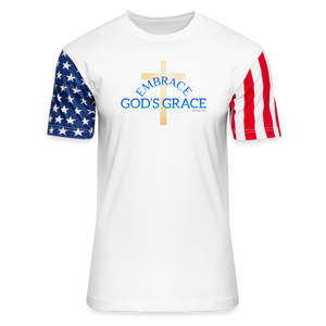 Adult Stars & Stripes T-Shirt - white