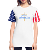 Adult Stars & Stripes T-Shirt - white